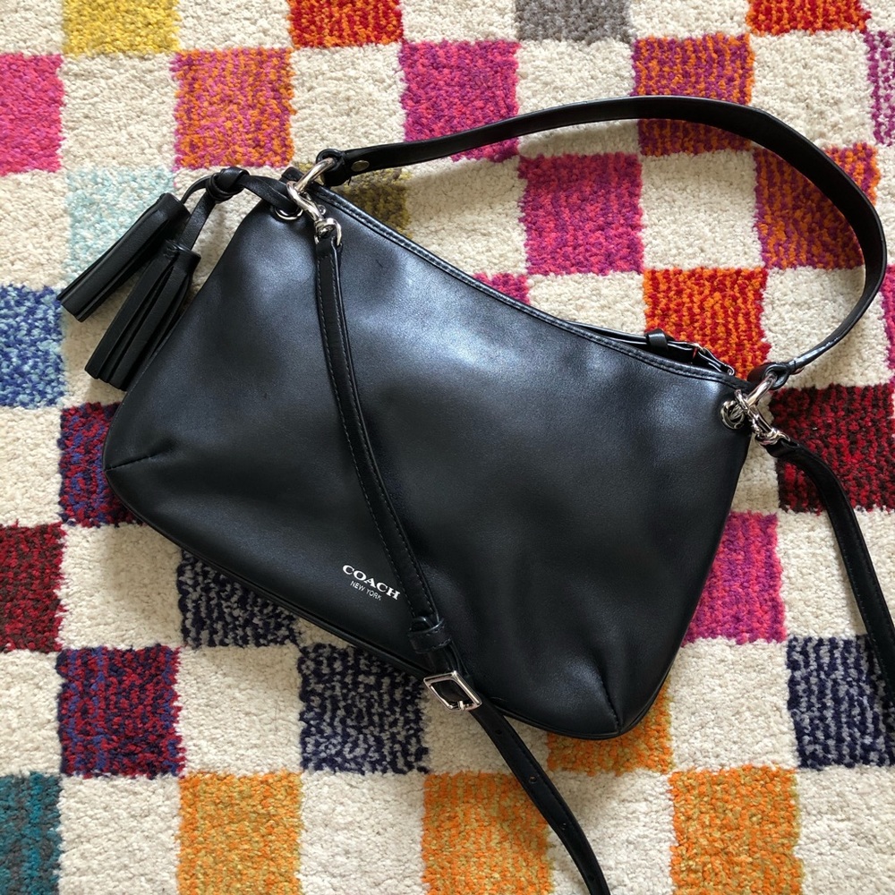 COACH Legacy Double Gusset Crossbody EUC